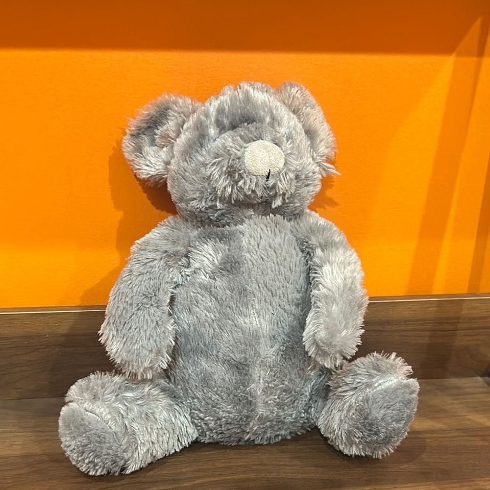 Gray Plush Teddy Bear